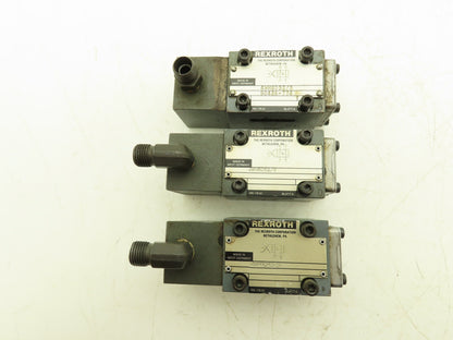 Rexroth 4WH6D52/5 Hydraulic Directional Valve 4 Port 2 Position 	Lot of 3