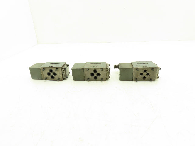 Rexroth 4WH6D52/5 Hydraulic Directional Valve 4 Port 2 Position 	Lot of 3