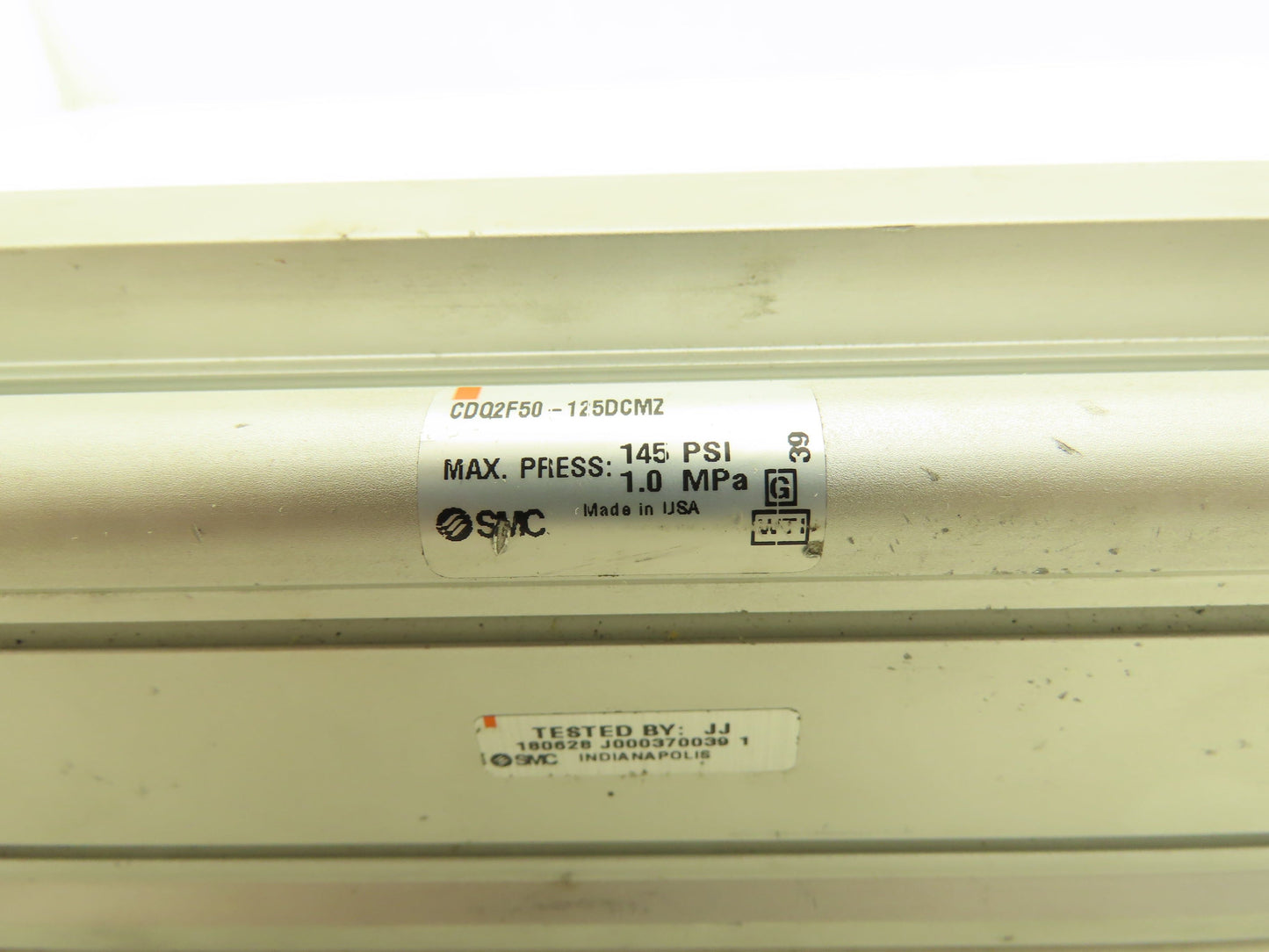 SMC CDQ2F50-125DCMZ Pneumatic Air Cylinder 50mm Bore 125mm Stroke 145 PSI