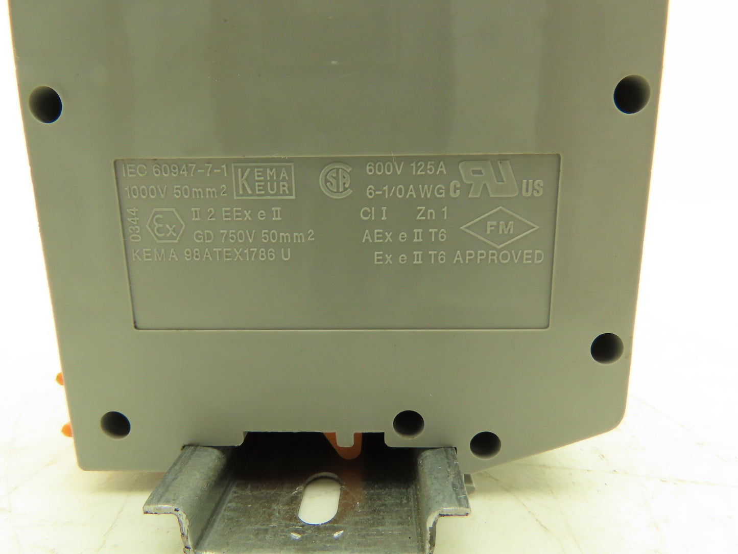 Phoenix Contact UKH 50 50mm² 125A Terminal 1000V 6-1/0AWG DIN Rail Lot of 7