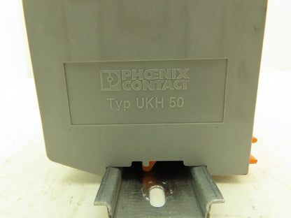 Phoenix Contact UKH 50 50mm² 125A Terminal 1000V 6-1/0AWG DIN Rail Lot of 7