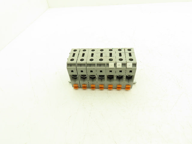 Phoenix Contact UKH 50 50mm² 125A Terminal 1000V 6-1/0AWG DIN Rail Lot of 7