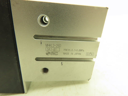 SMC MHKL2-25D Pneumatic Parallel Air Gripper 25mm Bore Double Acting