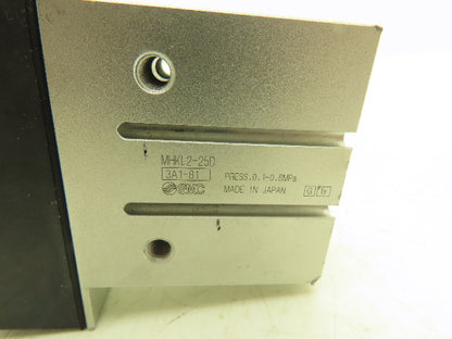 SMC MHKL2-25D Pneumatic Parallel Air Gripper 25mm Bore Double Acting