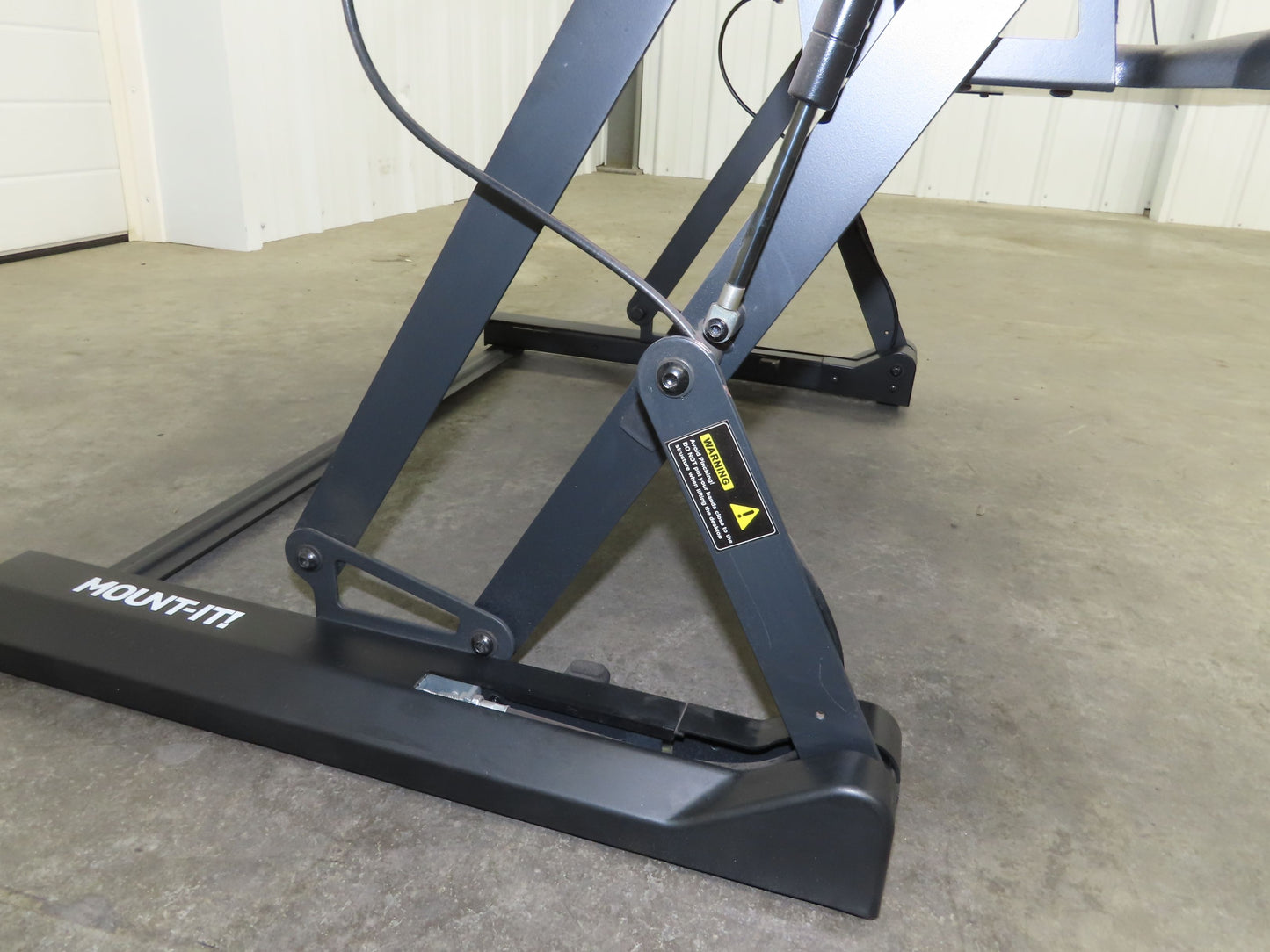 Mount-It! Sit Stand Desk XL 48" Wide Approx. 12" Infinitely Adjustable Height
