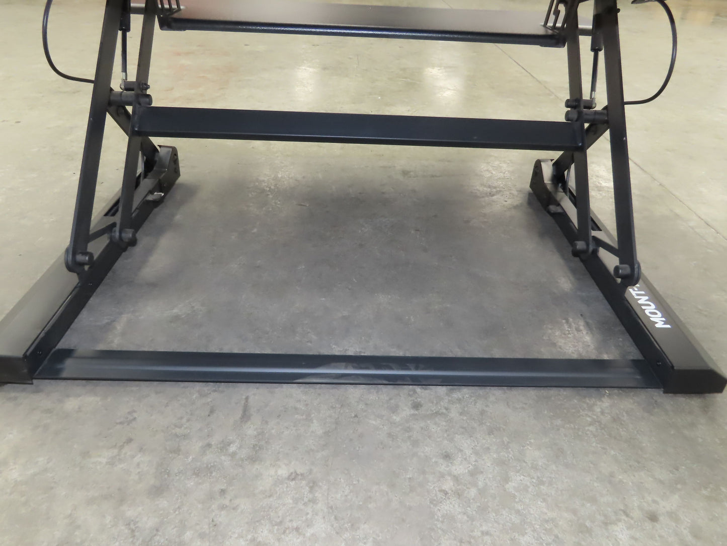 Mount-It! Sit Stand Desk XL 48" Wide Approx. 12" Infinitely Adjustable Height