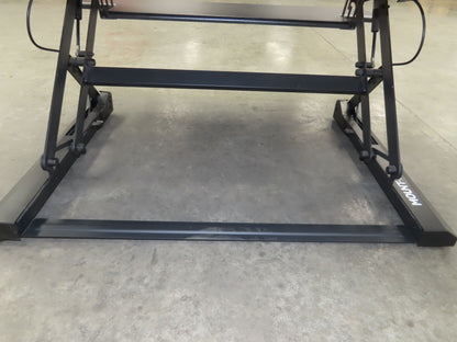 Mount-It! Sit Stand Desk XL 48" Wide Approx. 12" Infinitely Adjustable Height