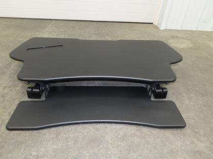 Mount-It! Sit Stand Desk XL 48" Wide Approx. 12" Infinitely Adjustable Height