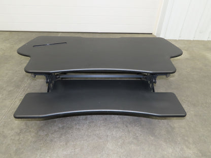Mount-It! Sit Stand Desk XL 48" Wide Approx. 12" Infinitely Adjustable Height
