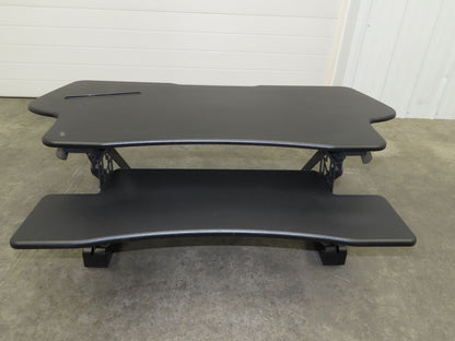 Mount-It! Sit Stand Desk XL 48" Wide Approx. 12" Infinitely Adjustable Height