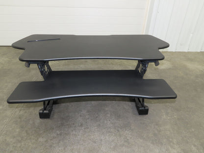 Mount-It! Sit Stand Desk XL 48" Wide Approx. 12" Infinitely Adjustable Height