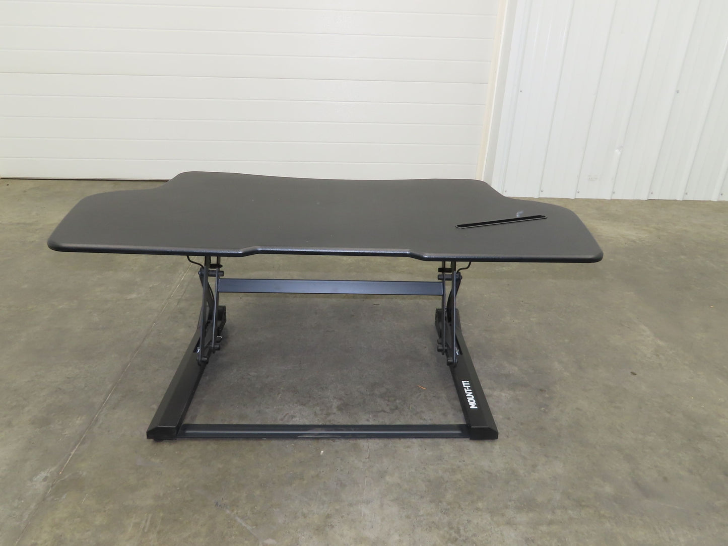 Mount-It! Sit Stand Desk XL 48" Wide Approx. 12" Infinitely Adjustable Height