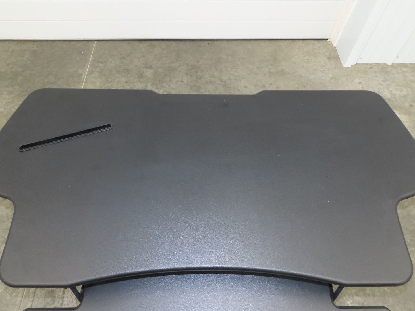Mount-It! Sit Stand Desk XL 48" Wide Approx. 12" Infinitely Adjustable Height