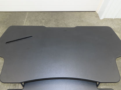 Mount-It! Sit Stand Desk XL 48" Wide Approx. 12" Infinitely Adjustable Height