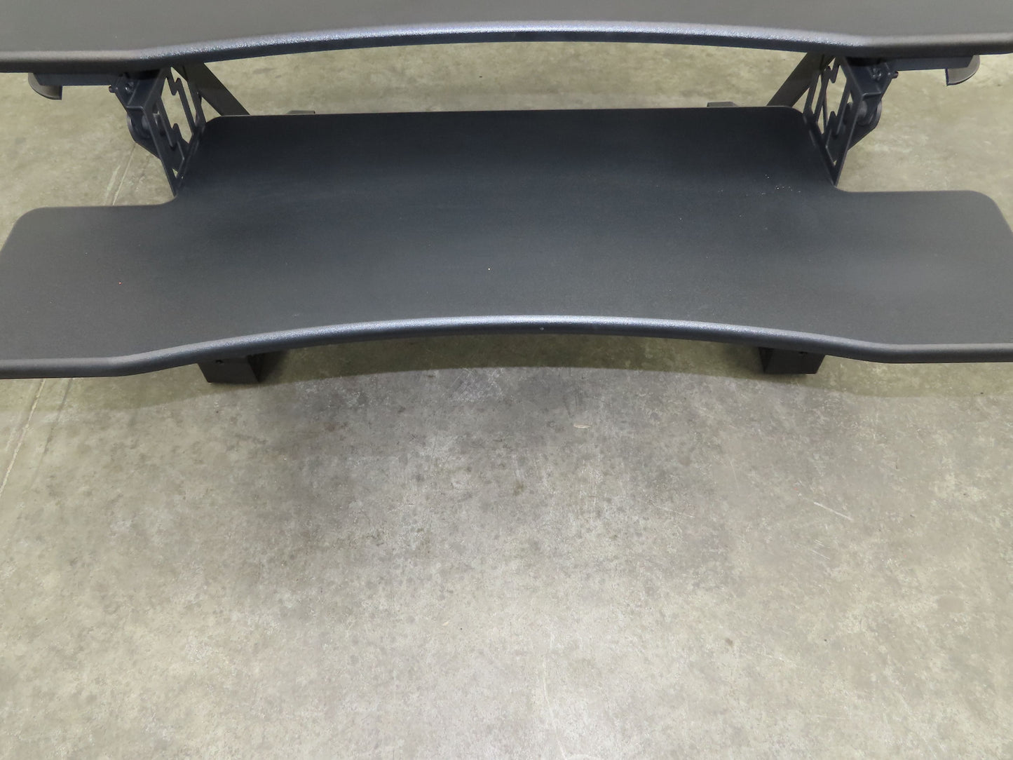 Mount-It! Sit Stand Desk XL 48" Wide Approx. 12" Infinitely Adjustable Height