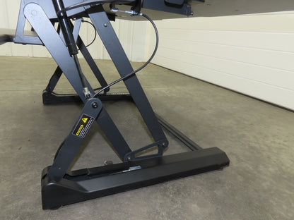 Mount-It! Sit Stand Desk XL 48" Wide Approx. 12" Infinitely Adjustable Height