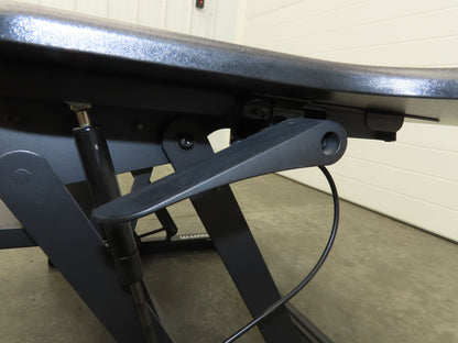 Mount-It! Sit Stand Desk XL 48" Wide Approx. 12" Infinitely Adjustable Height