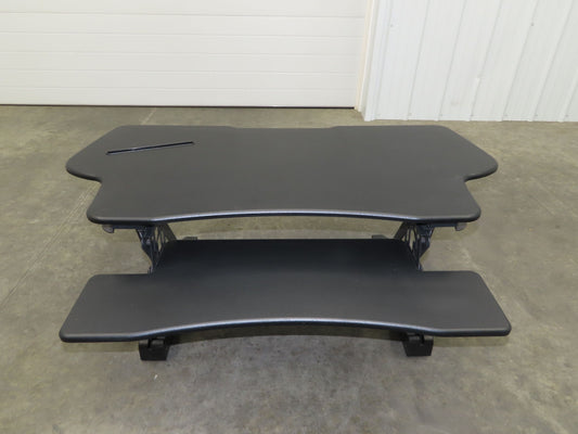 Mount-It! Sit Stand Desk XL 48" Wide Approx. 12" Infinitely Adjustable Height