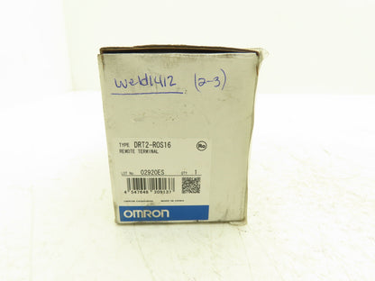 Omron DRT2-ROS16 DeviceNet Remote I/O Terminal with Relay Outputs 24VDC