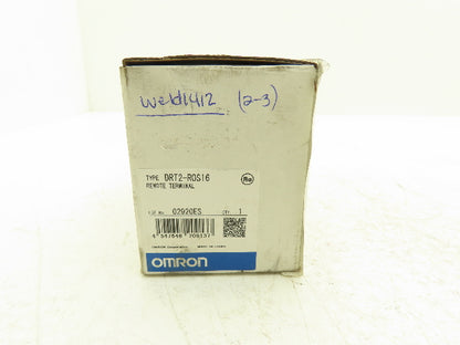 Omron DRT2-ROS16 DeviceNet Remote I/O Terminal with Relay Outputs 24VDC