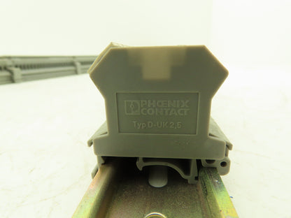 Phoenix Contact Typ UK2,5B 2.5mm² 25A Terminal 600V 28-12AWG DIN Rail Lot of 253
