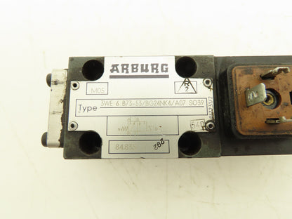 Arburg 3WE 6 B73-53/BG24NK4 A07 Hydraulic Directional Solenoid Valve 24VDC
