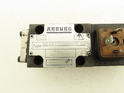 Arburg 3WE 6 B73-53/BG24NK4 A07 Hydraulic Directional Solenoid Valve 24VDC