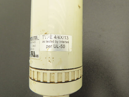 PatLite LME-102FBWQ Signal Tower Alarm White Single Light 60mm 24VDC  Lot of 2