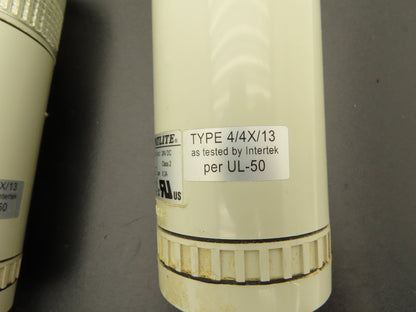 PatLite LME-102FBWQ Signal Tower Alarm White Single Light 60mm 24VDC  Lot of 2