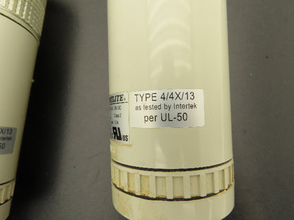 PatLite LME-102FBWQ Signal Tower Alarm White Single Light 60mm 24VDC  Lot of 2