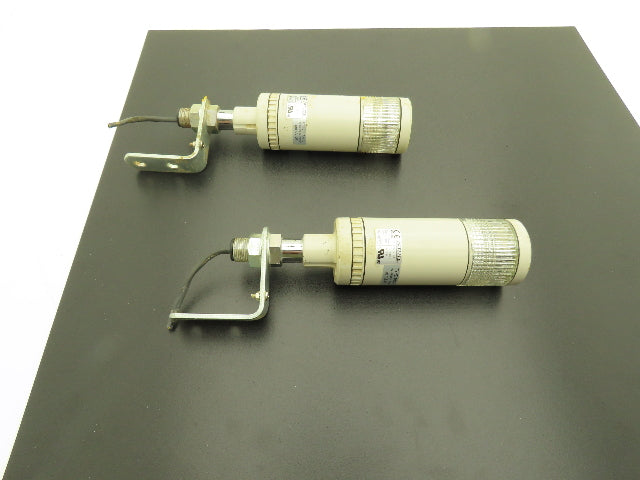 PatLite LME-102FBWQ Signal Tower Alarm White Single Light 60mm 24VDC  Lot of 2