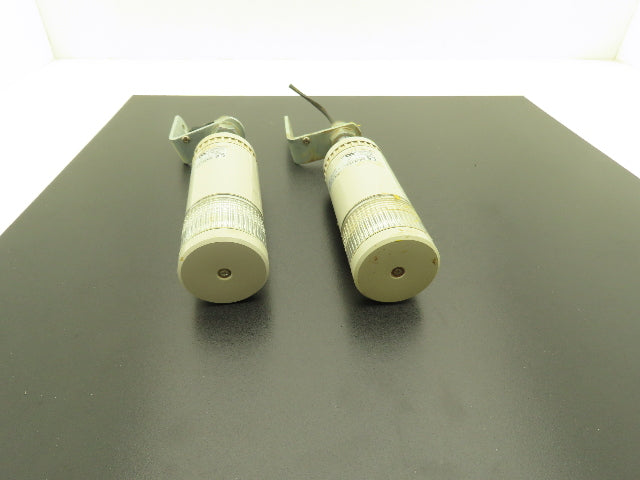 PatLite LME-102FBWQ Signal Tower Alarm White Single Light 60mm 24VDC  Lot of 2