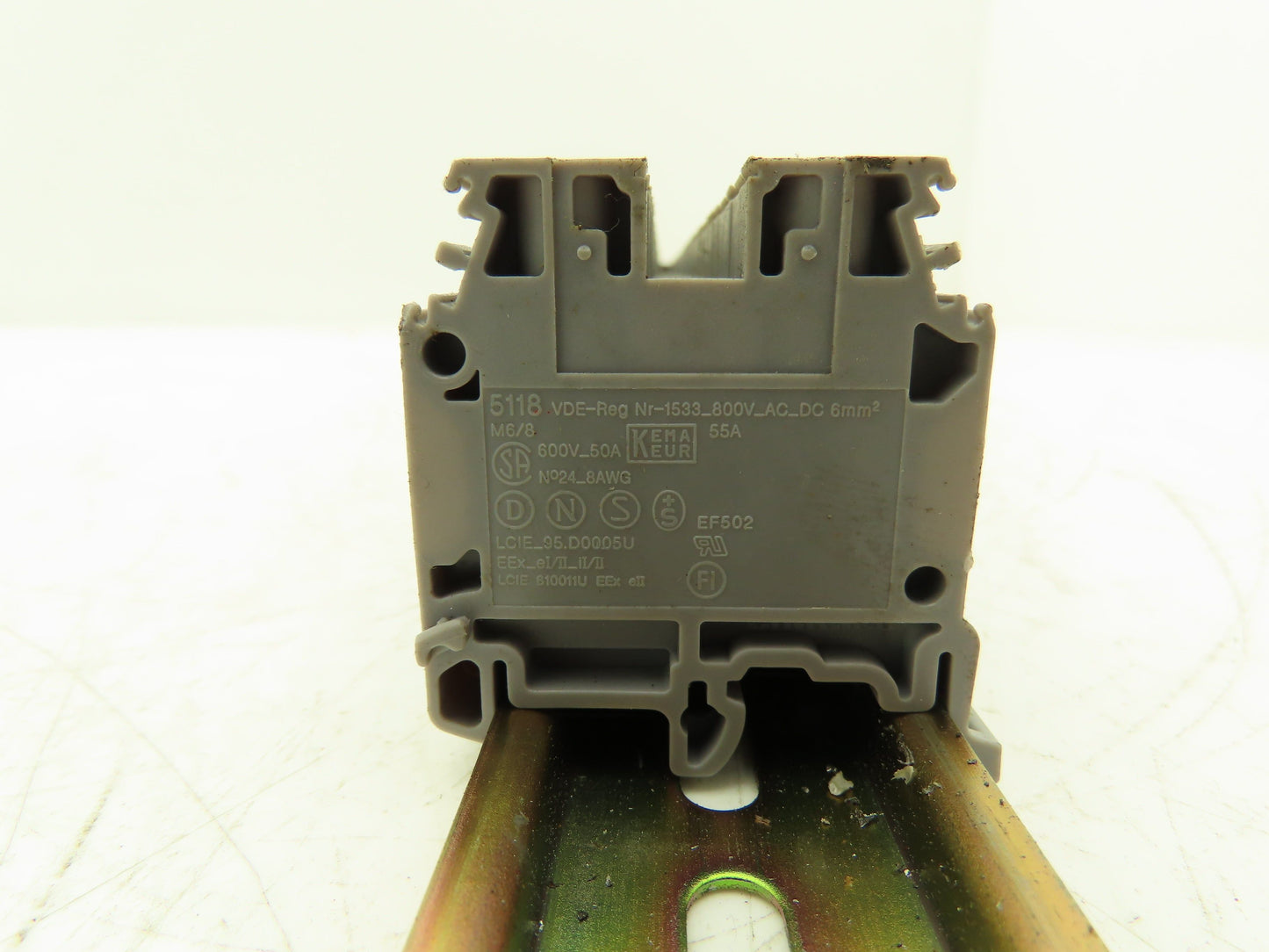 Entrelec 5118 5120 Terminal 600v 6mm² 50A 24-8AWG 10mm² 70A 18-6AWG Lot of 59