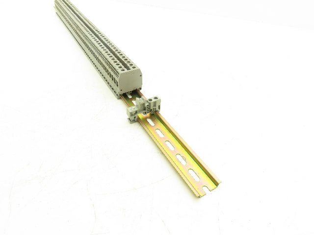 Entrelec 5118 5120 Terminal 600v 6mm² 50A 24-8AWG 10mm² 70A 18-6AWG Lot of 59