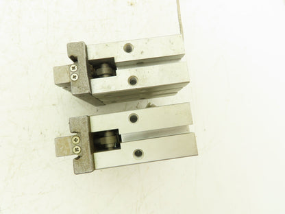 SMC MHZ2-25D3 Pneumatic Parallel Air Gripper 25mm Bore Double Acting Lot of 2