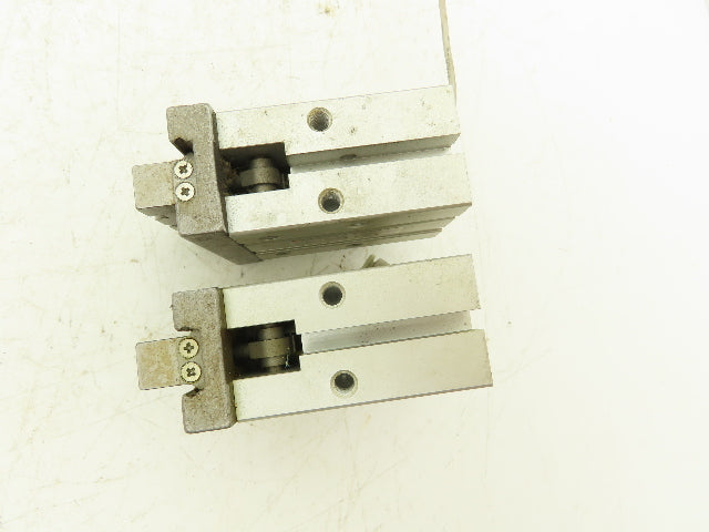 SMC MHZ2-25D3 Pneumatic Parallel Air Gripper 25mm Bore Double Acting Lot of 2