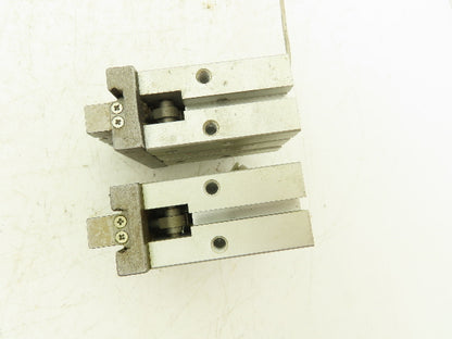 SMC MHZ2-25D3 Pneumatic Parallel Air Gripper 25mm Bore Double Acting Lot of 2