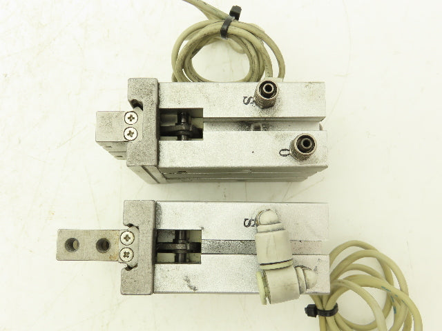 SMC MHZ2-25D3 Pneumatic Parallel Air Gripper 25mm Bore Double Acting Lot of 2