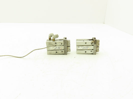 SMC MHZ2-20D3 Pneumatic Parallel Air Gripper 20mm Bore Double Acting Lot of 2