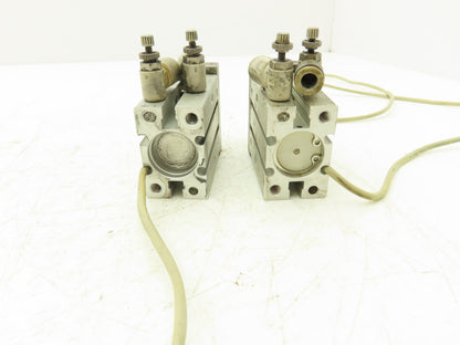 SMC MHZ2-20DN Pneumatic Parallel Air Gripper 20mm Bore Double Acting Lot of 2