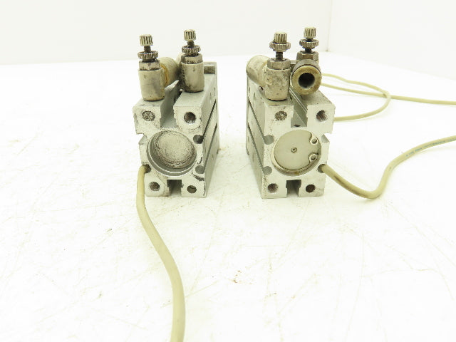 SMC MHZ2-20DN Pneumatic Parallel Air Gripper 20mm Bore Double Acting Lot of 2