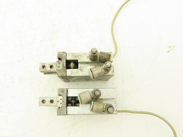 SMC MHZ2-20DN Pneumatic Parallel Air Gripper 20mm Bore Double Acting Lot of 2