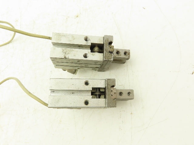 SMC MHZ2-20DN Pneumatic Parallel Air Gripper 20mm Bore Double Acting Lot of 2