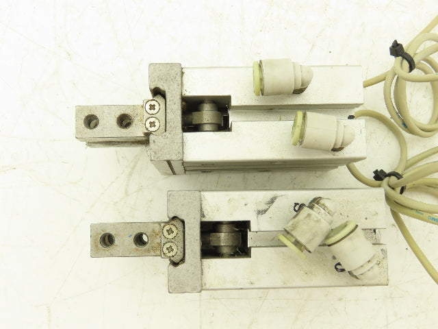 SMC MHZ2-25DN Pneumatic Parallel Air Gripper 25mm Bore Double Acting Lot of 2