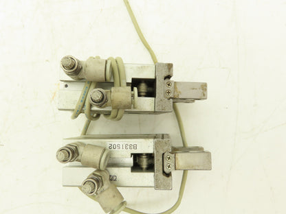 SMC MHZ2-20D1 Pneumatic Parallel Air Gripper 20mm Bore Double Acting Lot of 2