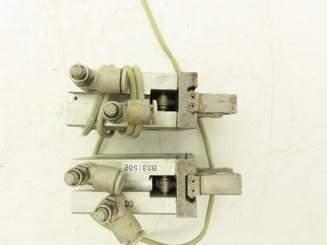 SMC MHZ2-20D1 Pneumatic Parallel Air Gripper 20mm Bore Double Acting Lot of 2