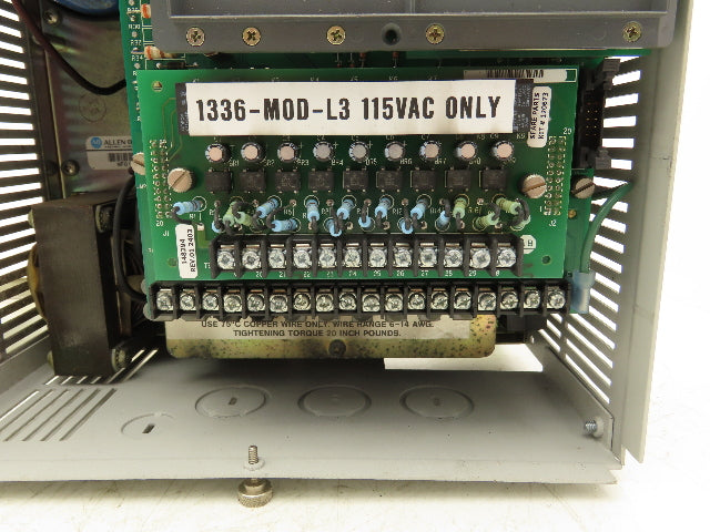 Allen Bradley 1336-B005-EOD-L3-S1 Variable Frequency AC Drive 5Hp 460V 3PH VFD