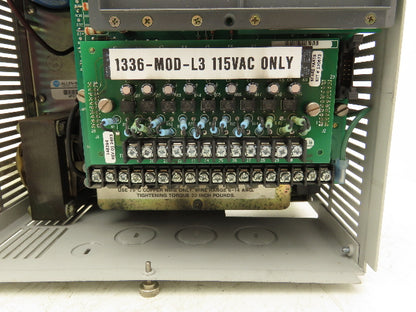 Allen Bradley 1336-B005-EOD-L3-S1 Variable Frequency AC Drive 5Hp 460V 3PH VFD