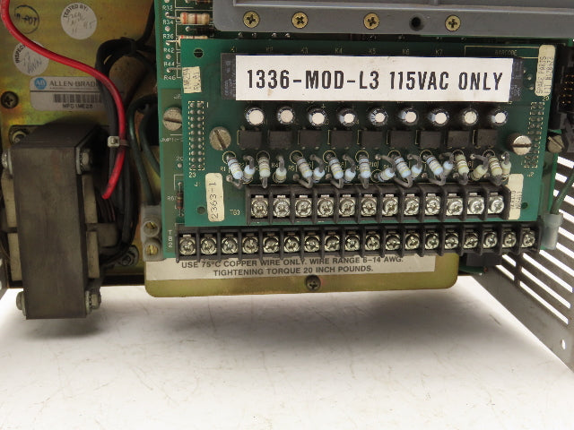 Allen Bradley 1336-B005-EOD-L3-S1 Variable Frequency AC Drive 5Hp 460V 3PH VFD