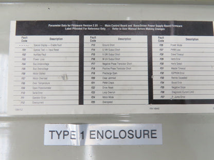 Allen Bradley 1336-B025-EOF Variable Frequency AC Drive 25Hp 460V 3PH VFD